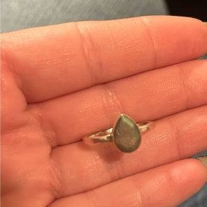 Labradorite sterling silver ring